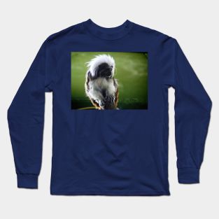 The Wise Looking Tamarin Long Sleeve T-Shirt